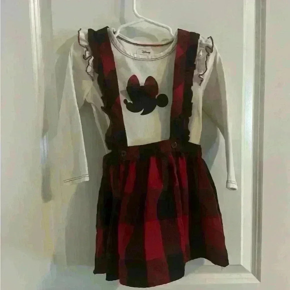 Disney x Pippa & Julie 2 piece holiday plaid outfit - Picture 2 of 6
